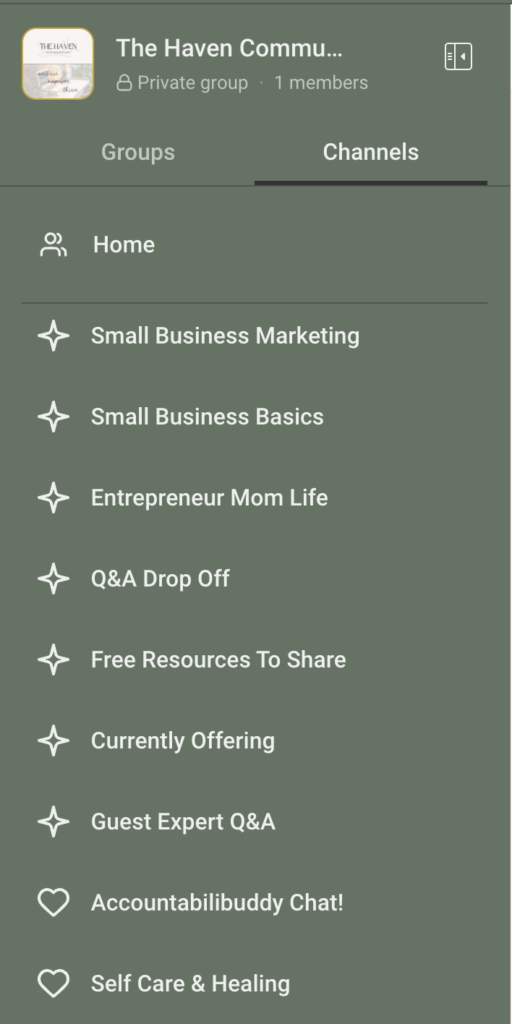 the haven entrepreneur mom
